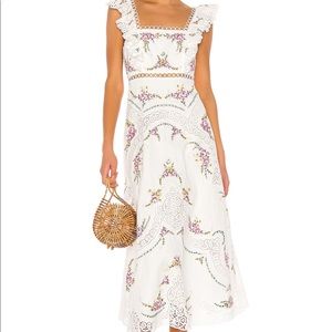 ZIMMERMAN all is cross stitch dress